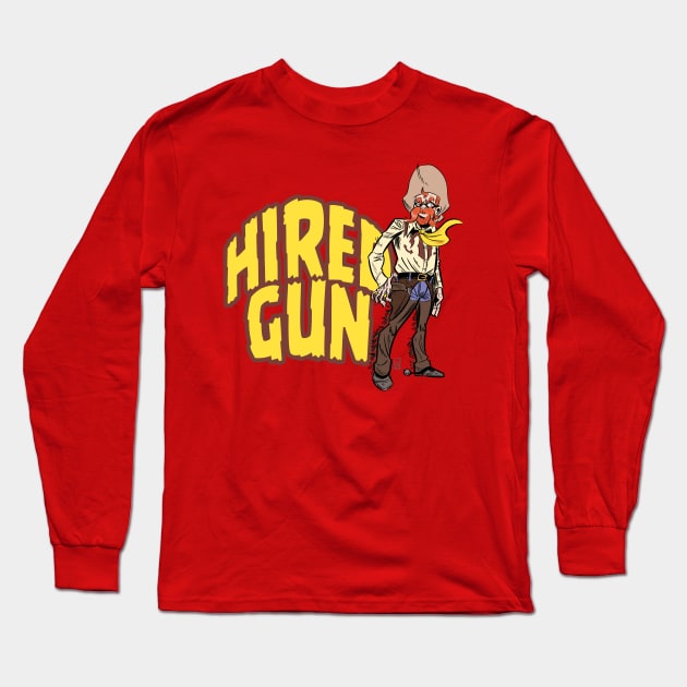 Hired Gun Long Sleeve T-Shirt by Mason Comics